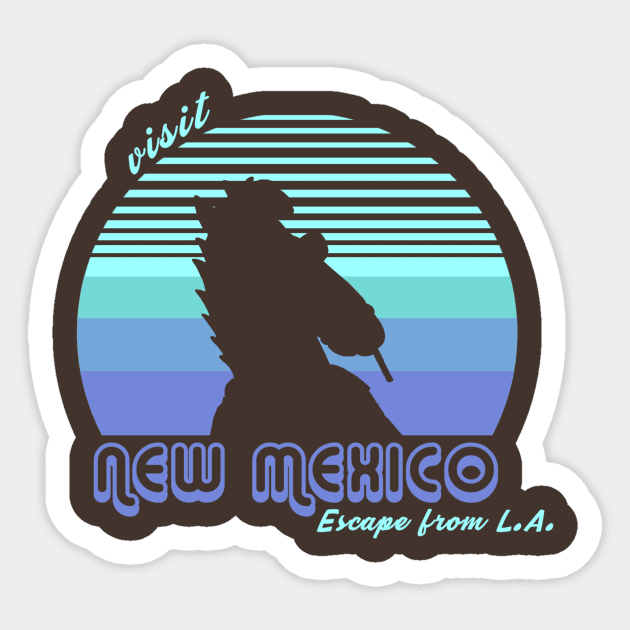 visit new mexico Sticker by k4k7uz